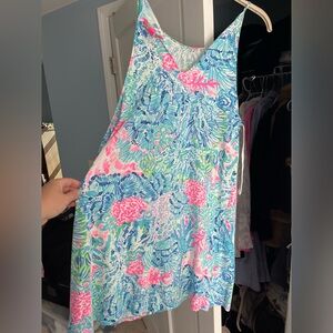 Lilly pulitzer L multi sink or swim margot seing dress